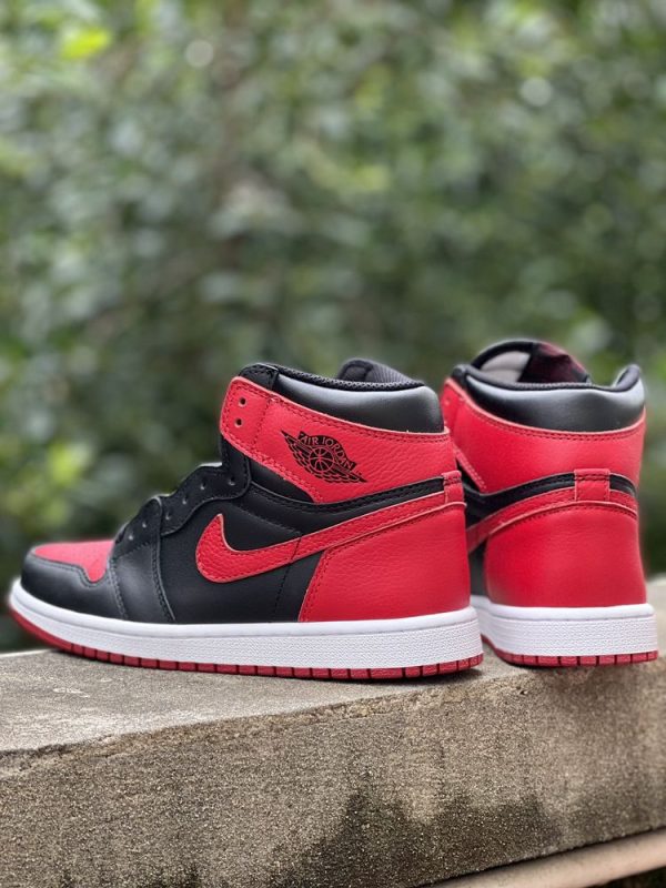 New Arrival AJ 1 High Og Retro Black Varsity Red