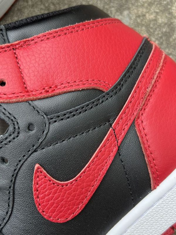 New Arrival AJ 1 High Og Retro Black Varsity Red