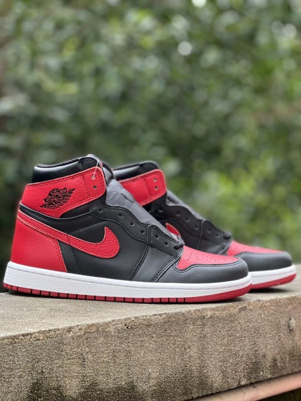 New Arrival AJ 1 High Og Retro Black Varsity Red