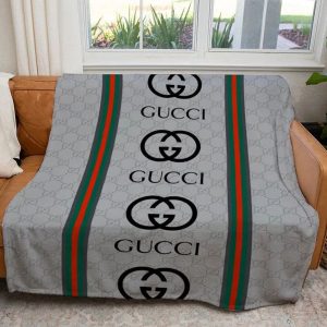 Gray Gucci Blanket 021