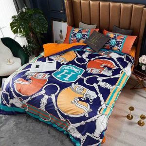 Hermes Paris Luxury Brand Type Bedding Sets 050