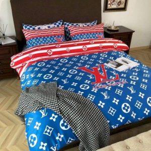 LV Bedding Sets Bedroom Luxury Brand Bedding 035