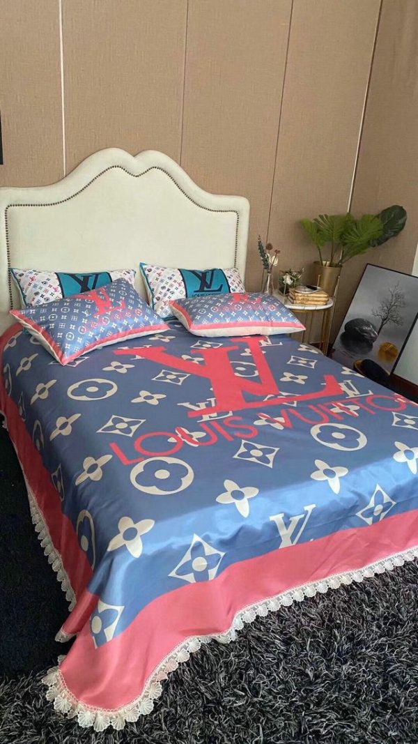 LV Sp Type Bedding Sets Duvet Cover LV Bedroom Sets Luxury Brand Bedding 156