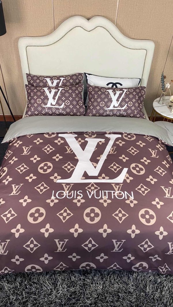 LV Sp Type Bedding Sets Duvet Cover LV Bedroom Sets Luxury Brand Bedding 208