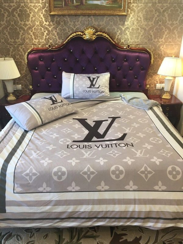 LV Sp Type Bedding Sets Duvet Cover LV Bedroom Sets Luxury Brand Bedding 230