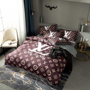 LV Type Bedding Sets LV Luxury Brand Bedding 083