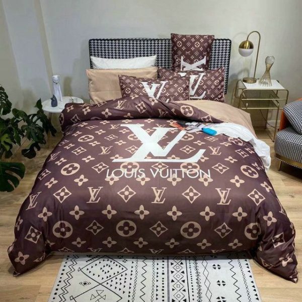 LV Type Bedding Sets LV Luxury Brand Bedding 266