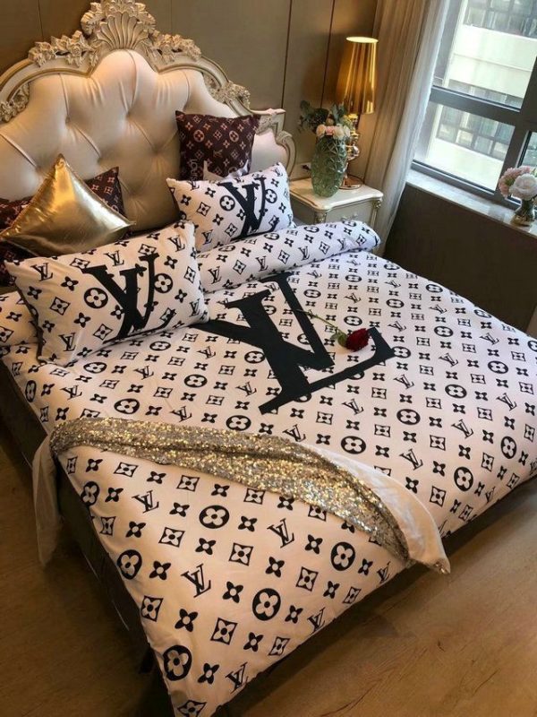 LV Type Bedding Sets LV Luxury Brand Bedding 268