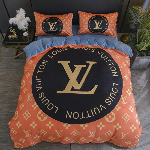 LV Type Bedding Sets LV Luxury Brand Bedding 289