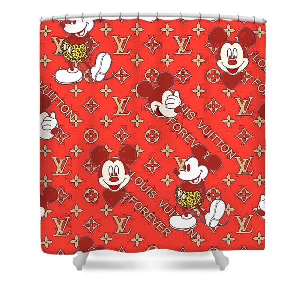 Louis Vuitton Shower Curtain Disney 037