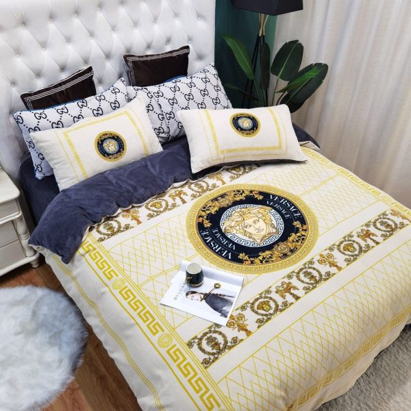 Luxury Brand Versace Type Bedding Sets Duvet Cover Bedroom Sets 074