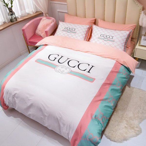 Luxury GG Bedding Sets Duvet Cover Luxury Brand Bedroom Sets 067