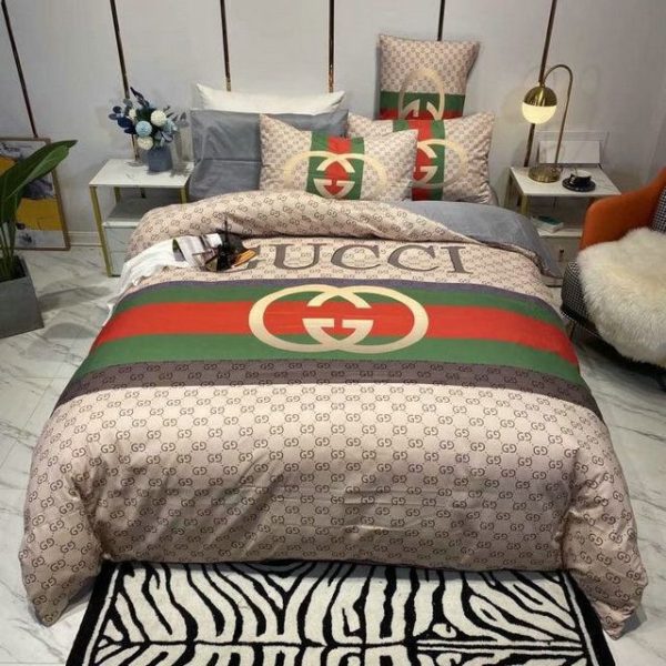 Luxury GG Bedding Sets Duvet Cover Luxury Brand Bedroom Sets 080