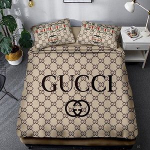 Luxury GG Brown Bedding Sets Luxury Brand 261