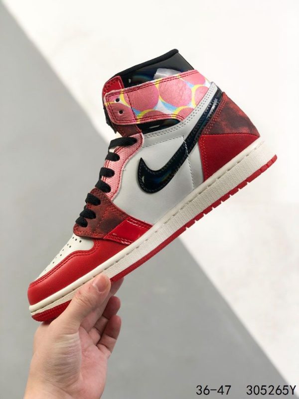 New Arrival AJ 1 High OG Spider-Man Across The Spider