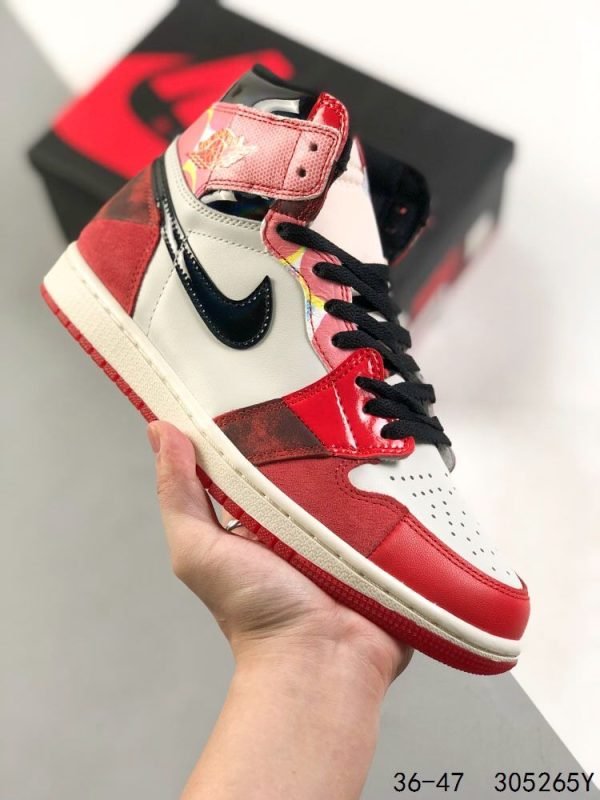 New Arrival AJ 1 High OG Spider-Man Across The Spider