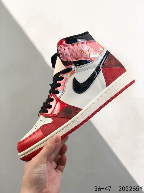 New Arrival AJ 1 High OG Spider-Man Across The Spider