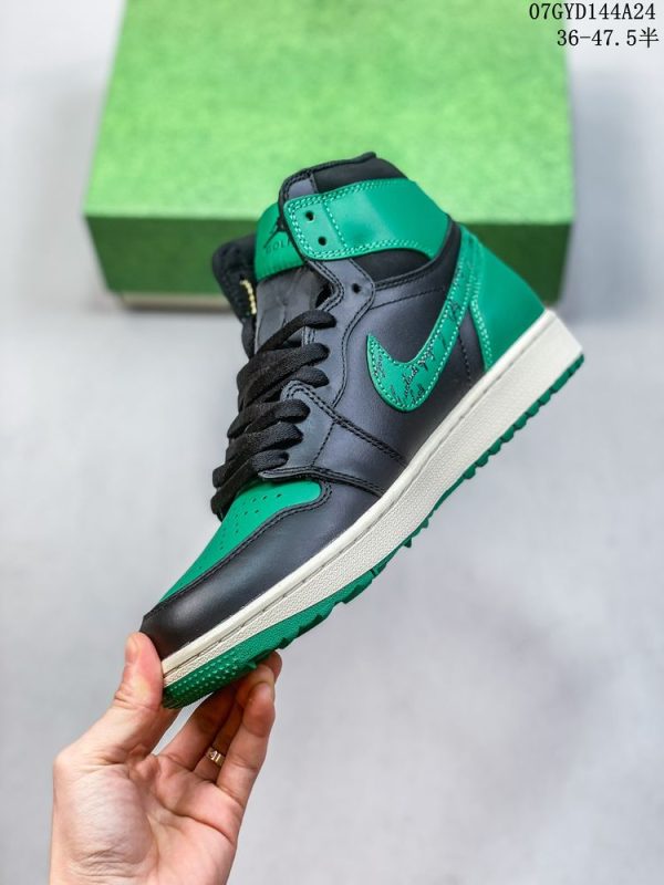 New Arrival AJ 1 PINE GREEN HIGH OG 555088-030