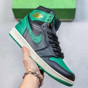 New Arrival AJ 1 PINE GREEN HIGH OG 555088 030 5