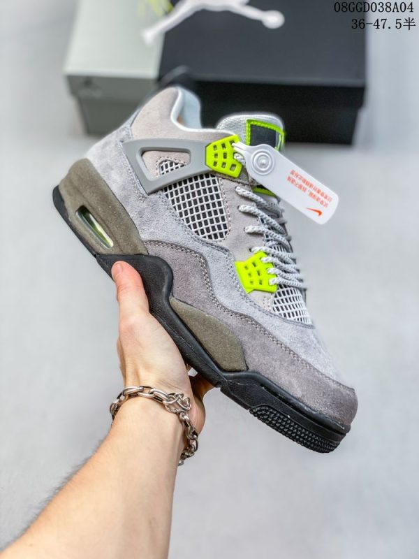 New Arrival AJ 4 Retro SE Mid Neon 95 CT5342-007