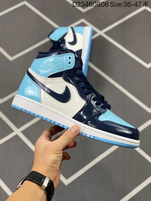 New Arrival AJ 1 Retro High UNC Patent CD0461-401