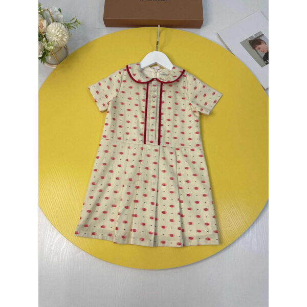 Gucci Kids Dress Cream