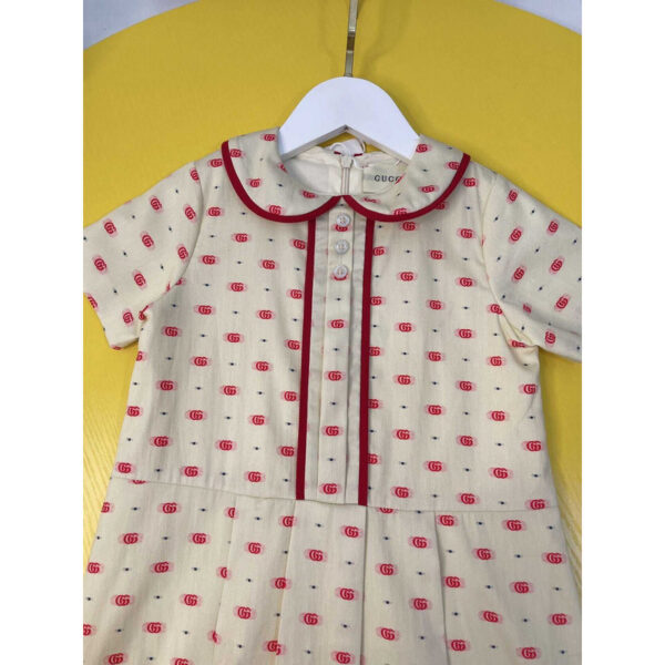 Gucci Kids Dress Cream