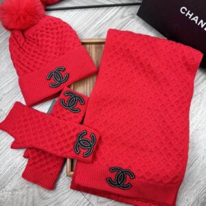 Chanel Scarf Hat Gloves dx (20) 2315118