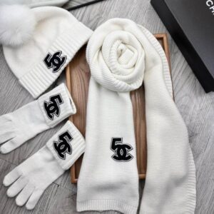 Chanel Scarf hat Gloves 02 (25) 2311253