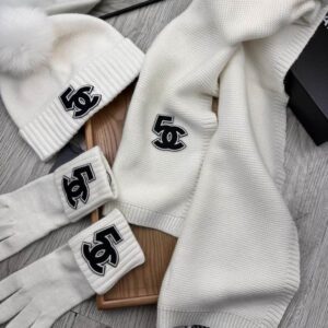 Chanel Scarf hat Gloves 02 (27) 2311255