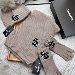 Chanel Scarf hat Gloves 02 (47) 2311272