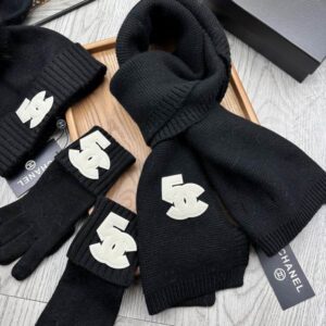 Chanel Scarf hat Gloves 02 (5) 2311240