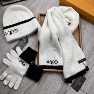 LV Scarf Hat Gloves 06 (31) 2311418