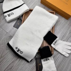 LV Scarf Hat Gloves 06 (33) 2311422