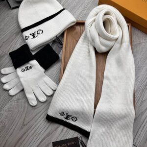 LV Scarf Hat Gloves 06 (34) 2311425