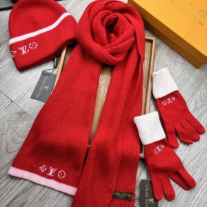 LV Scarf Hat Gloves 06 (9) 2311401