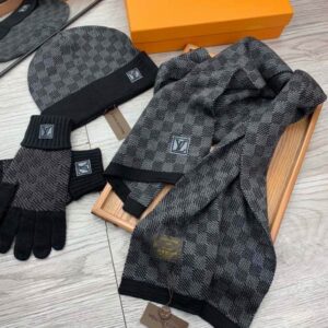 LV Scarf Hat Gloves 08 (9) 2311448