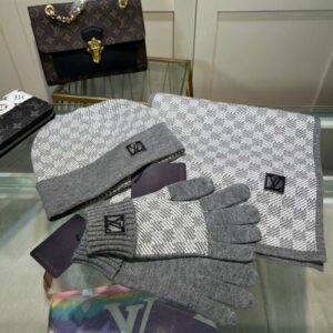 LV Scarf Hat Gloves 09 (18) 2311469