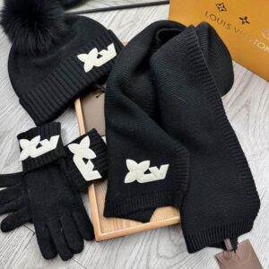 LV scarf hat Gloves 01 (12) 2311356