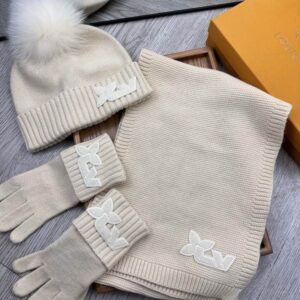 LV scarf hat Gloves 01 (26) 2311367