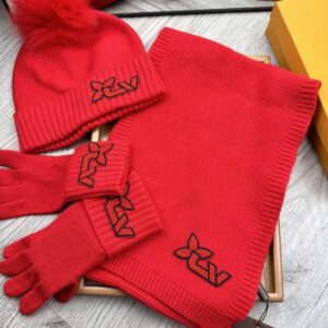 LV scarf hat Gloves 01 (40) 2311380