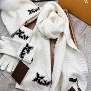 LV scarf hat Gloves 01 (5) 2311350