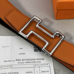 Hermes belt 38mmX100 125cm 8L (140) 3204346