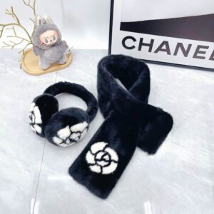 Chanel scarf earmuff dx (18) 3321944