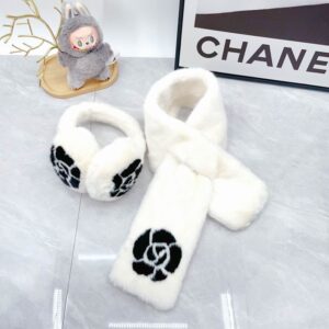 Chanel scarf earmuff dx (9) 3321936