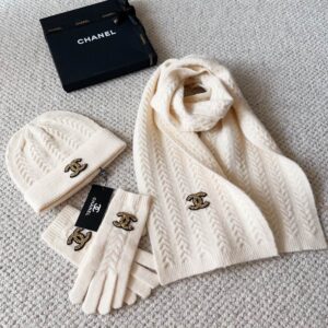Chanel Scarf Hat Gloves (143) 3516246