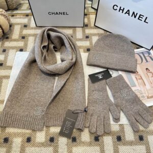 Chanel Scarf Hat Gloves (27) 3516151