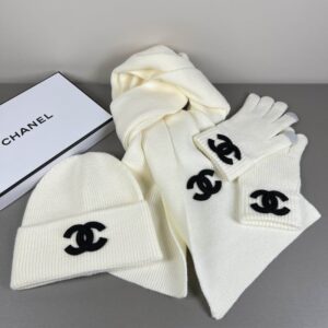 Chanel Scarf Hat Gloves (320) 3480120