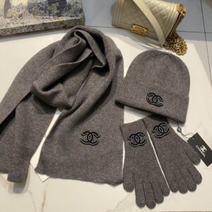 Chanel Scarf Hat Gloves (46) 3422301
