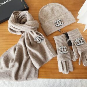 Chanel Scarf Hat Gloves (54) 3516178